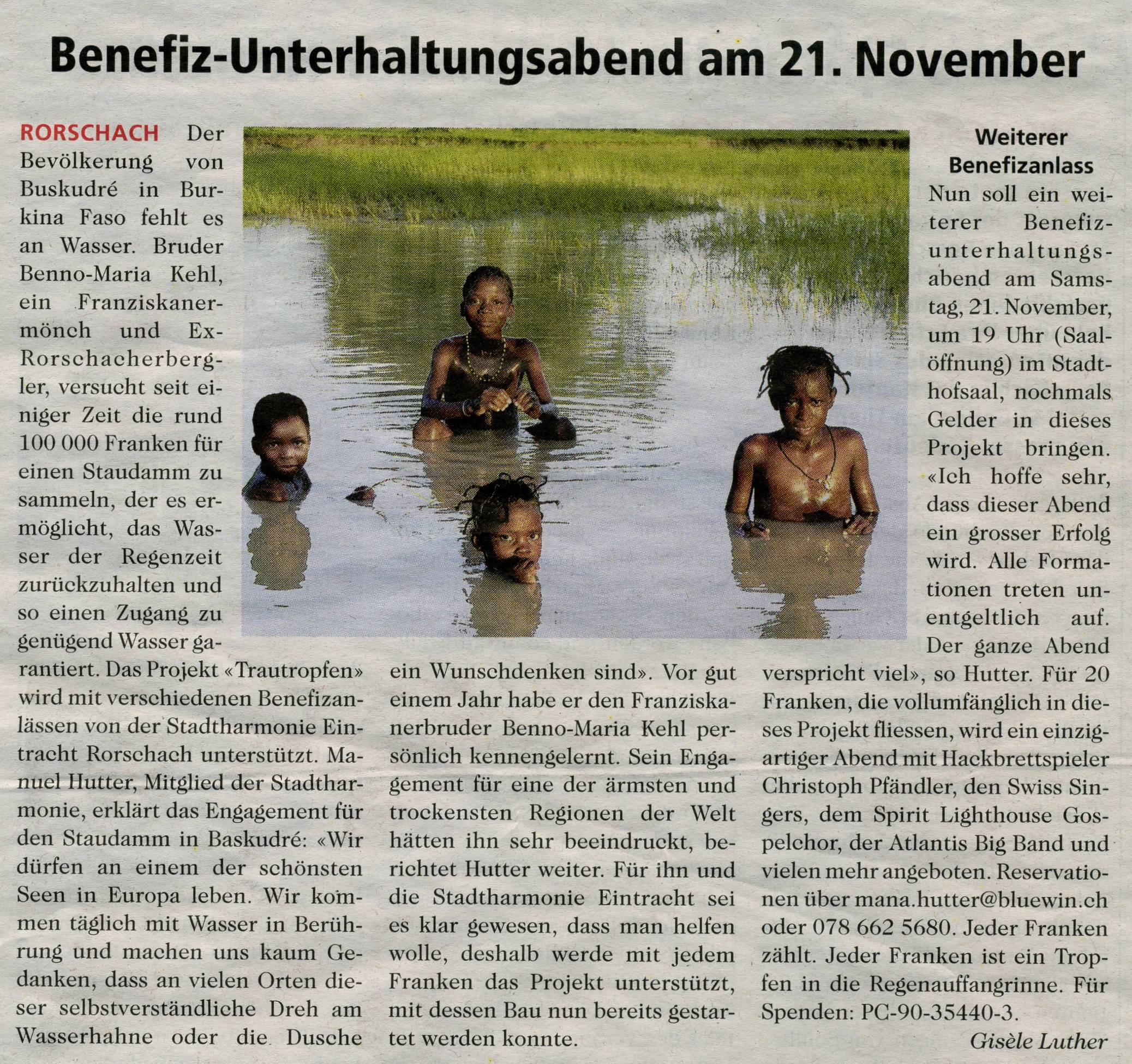 Pressebbeitrag aus Bodensee Nachrichten (Copyright © Bodensee Nachrichten )